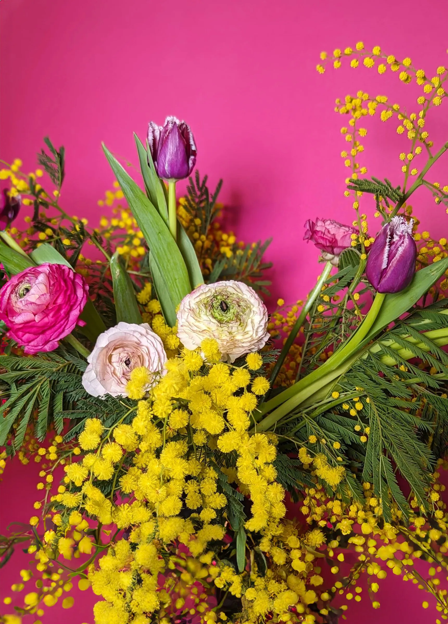 Mimosa Bright Colours floral arrangement