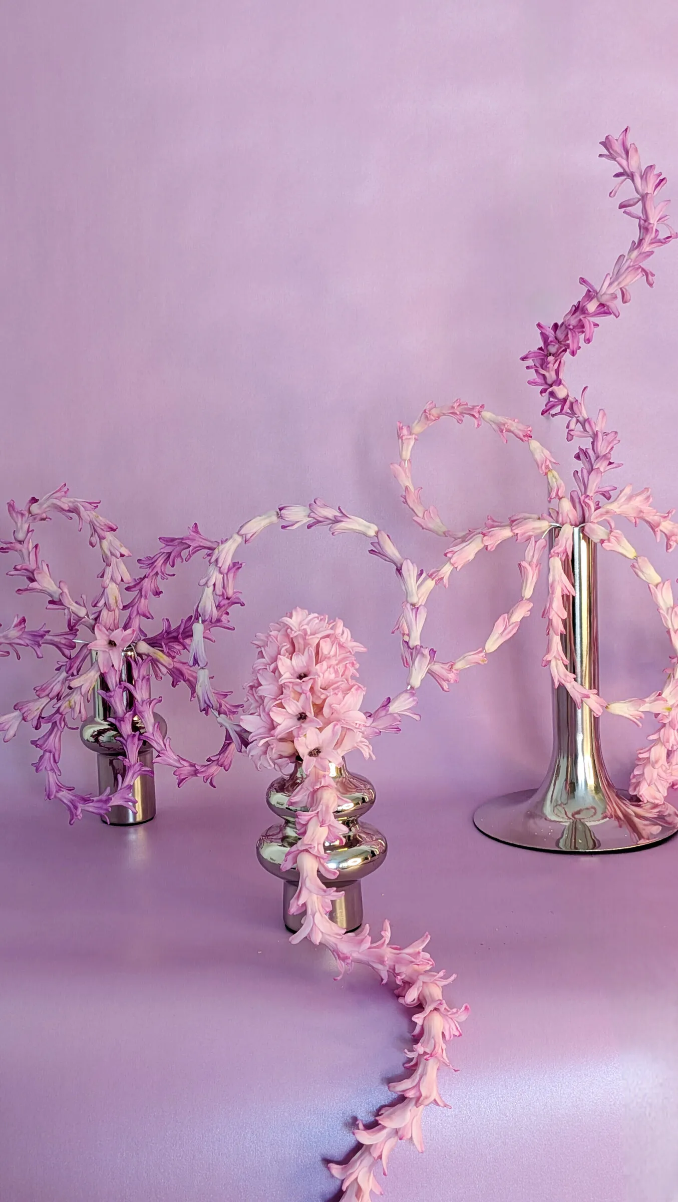 Hyacinth Chemistry Lab floral arrangement