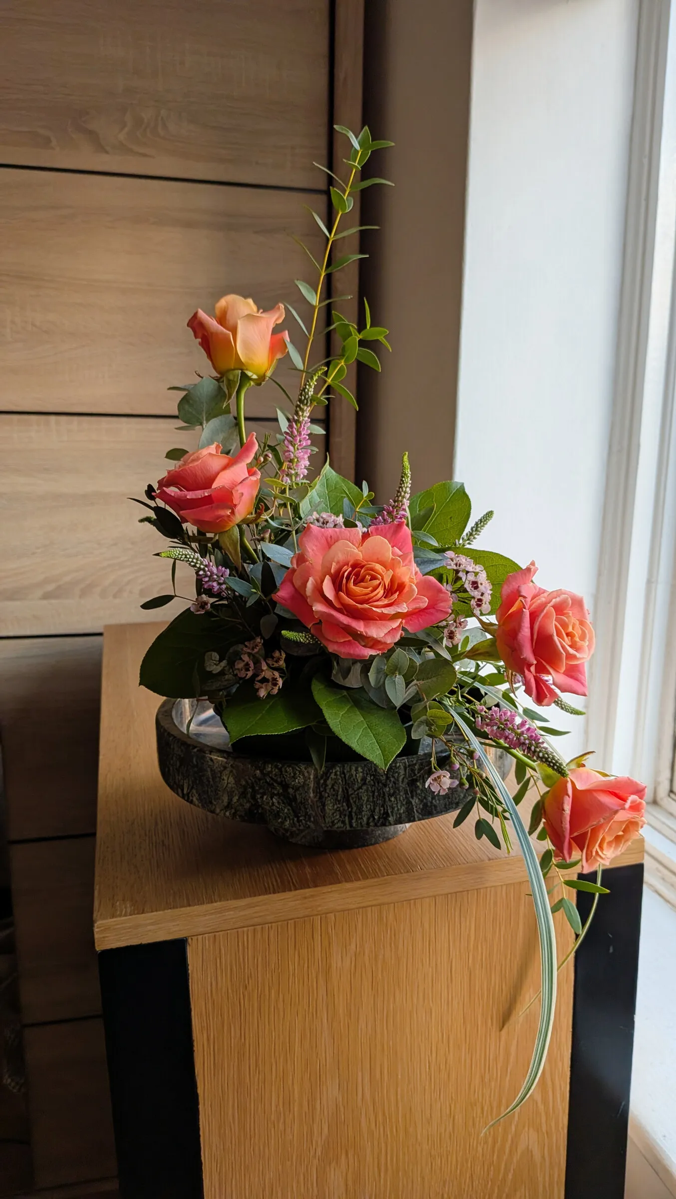 Lazy S floral arrangement